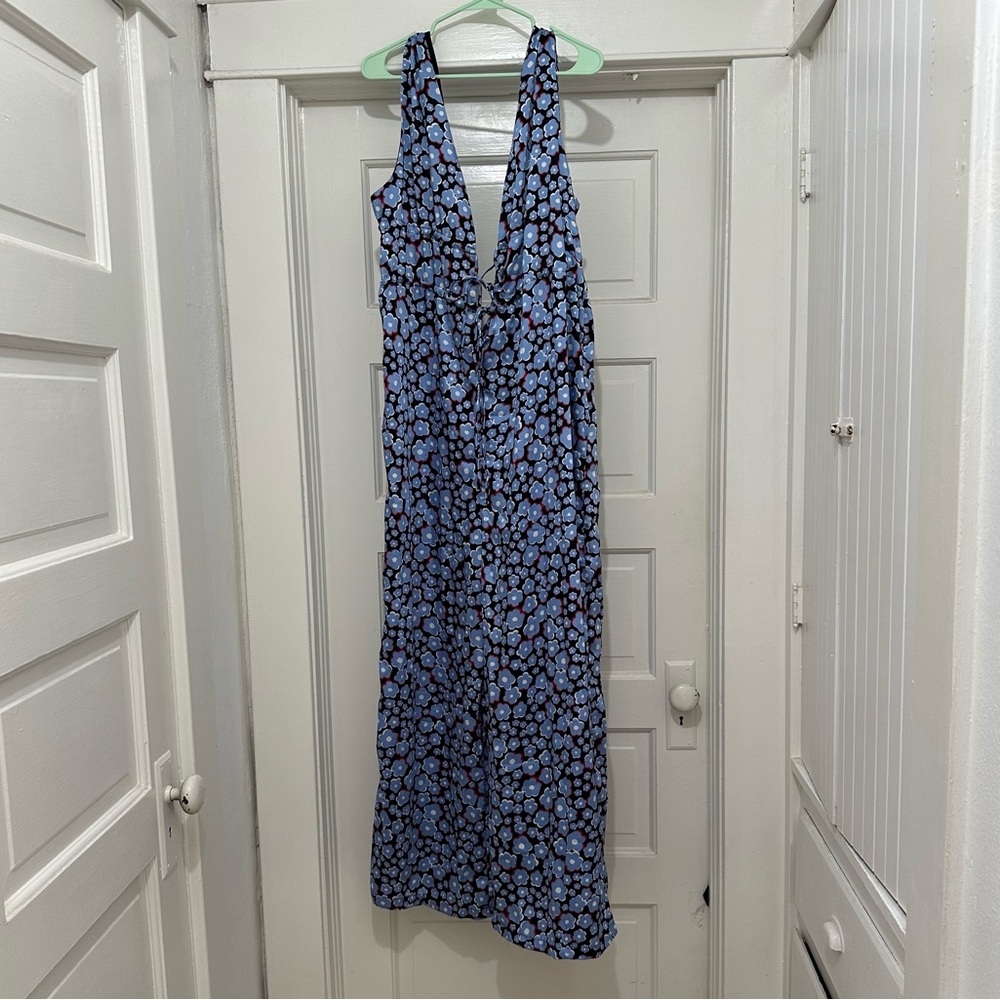 Topshop Floral Jumpsuit